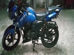 TVS Apache RTR 150 Matt Blue